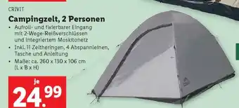 Lidl Campingzelt, 2 Personen Angebot