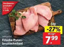 Lidl Frische Putenbrustschnitzel Angebot