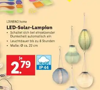 Lidl LED-Solar-Lampion Angebot