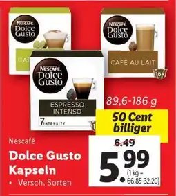 Lidl NESCAFÉ DOLCE GUSTO KAPSELN Angebot