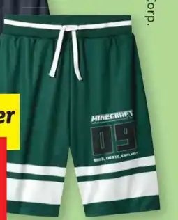 Lidl Kinder Shorts Minecraft Angebot