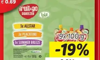 Lidl Machland Bio-Fruchtsnack Fruit&Go Angebot