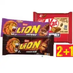 Maximarkt Lion Riegel, Nuts Riegel, KitKat Chunky versch. Sorten Maximarkt Angebot