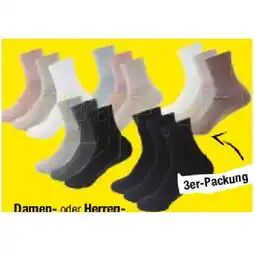 Maximarkt Damen- oder Herren-Diabetiker-Socken 3er-Packung Maximarkt Angebot