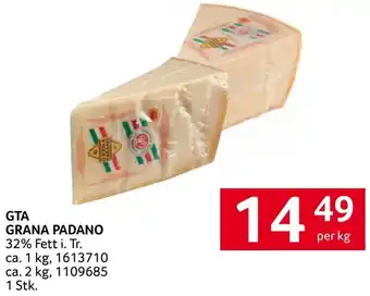Transgourmet Gta grana padano Angebot