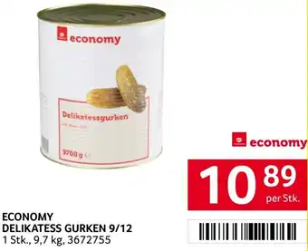 Transgourmet Economy Delikatess Gurken 9/12 Angebot