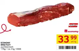 Transgourmet Economy Rind Filet Angebot