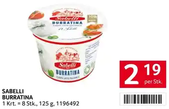Transgourmet Sabelli Burratina Angebot