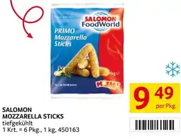Transgourmet Salomon Mozzarella Sticks Angebot