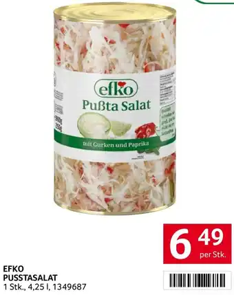 Transgourmet Efko pusstasalat Angebot