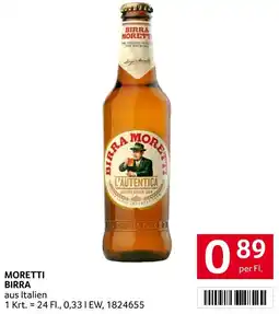 Transgourmet Moretti Birra Angebot
