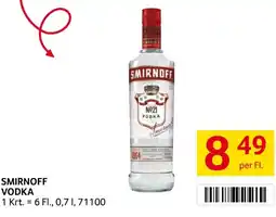 Transgourmet Smirnoff Vodka Angebot