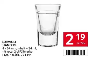 Transgourmet Bormioli Stamperl Angebot
