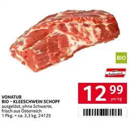 Transgourmet Vonatur bio-kleeschwein schopf Angebot