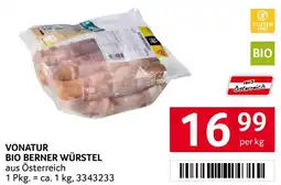 Transgourmet Vonatur Bio Berner Würstel Angebot
