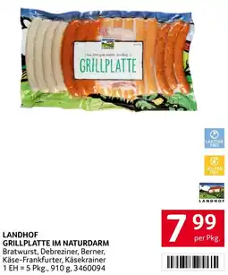Transgourmet Landhof Grillplatte im Naturdarm Angebot