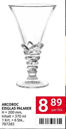 Transgourmet Arcoroc eisglas palmier Angebot