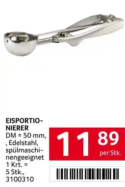 Transgourmet Eisportionierer Angebot