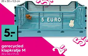 HEMA Gerecycled klapkratje M Angebot
