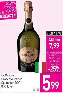 Sutterlüty La Gioiosa Prosecco Treviso Spumante DOC Angebot