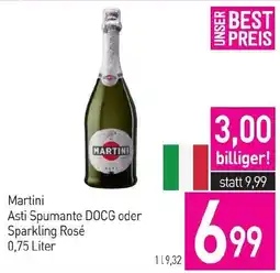 Sutterlüty Martini Asti Spumante DOCG oder Sparkling Rosé Angebot