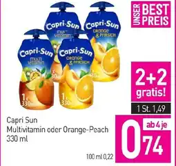 Sutterlüty Capri Sun Multivitamin oder Orange-Peach Angebot