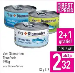 Sutterlüty Vier Diamanten Thunfisch 2+1 gratis! Angebot