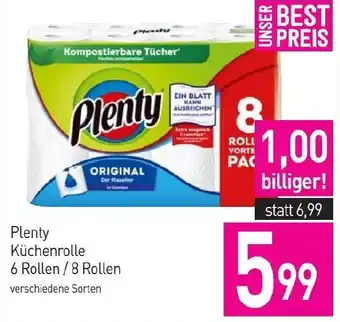 Sutterlüty Plenty Küchenrolle 6 Rollen/8 Rollen Angebot