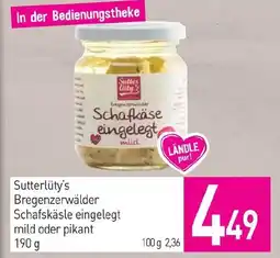 Sutterlüty Sutterlüty's Bregenzerwälder Schafskäsle eingelegt mild oder pikant Angebot