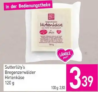 Sutterlüty Sutterlüty's Bregenzerwälder Hirtenkäse Angebot