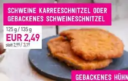 Sutterlüty Schweine karreeschnitzel oder gebackenes schweineschnitzel Angebot