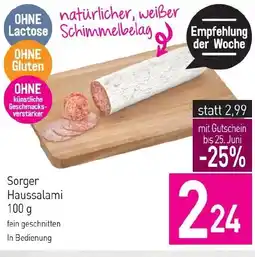 Sutterlüty Sorger Haussalami Angebot
