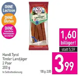 Sutterlüty Handl Tyrol Tiroler Landjäger 2 Paar Angebot
