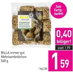 Sutterlüty Billa immer gut mehrkornbrötchen Angebot