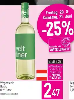 Sutterlüty Wegenstein Basic Angebot