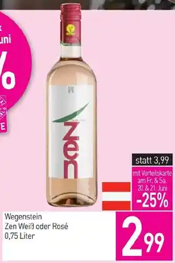 Sutterlüty Wegenstein Zen Weiß oder Rosé Angebot