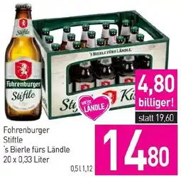 Sutterlüty Fohrenburger Stiftle ´s Bierle fürs Ländle 20 x 0,33 Liter Angebot