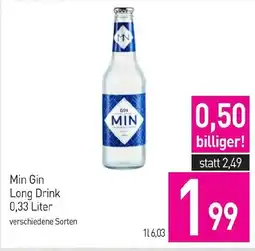Sutterlüty Min Gin Long Drink Angebot