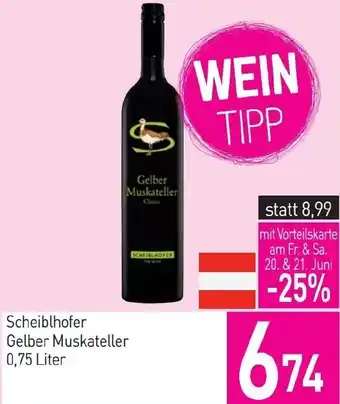 Sutterlüty Scheiblhofer Gelber Muskateller Angebot