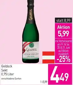 Sutterlüty Goldeck Sekt Angebot