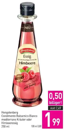 Sutterlüty Hengstenberg Condimento Balsamico Bianco mediterrane Kräuter oder Himbeeressig Angebot