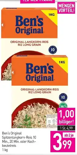 Sutterlüty Ben's Original Spitzenlangkorn-Reis 10 Min., 20 Min. oder Koch beutelreis Angebot