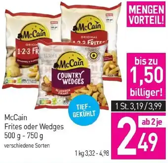 Sutterlüty McCain Frites oder Wedges Angebot