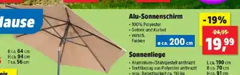 Thomas Philipps Alu Sonnenschirm Angebot