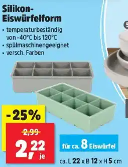 Thomas Philipps Silikon- Eiswürfelform Angebot