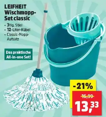 Thomas Philipps LEIFHEIT Wischmopp Set classic Angebot