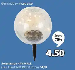 JYSK Solarlampe Havsvale Angebot