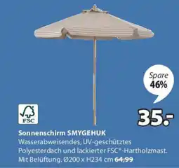 JYSK Sonnenschirm Smygehuk Angebot