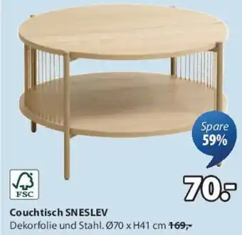 JYSK Couchtisch Sneslev Angebot