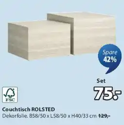 JYSK Couchtisch Rolsted Angebot